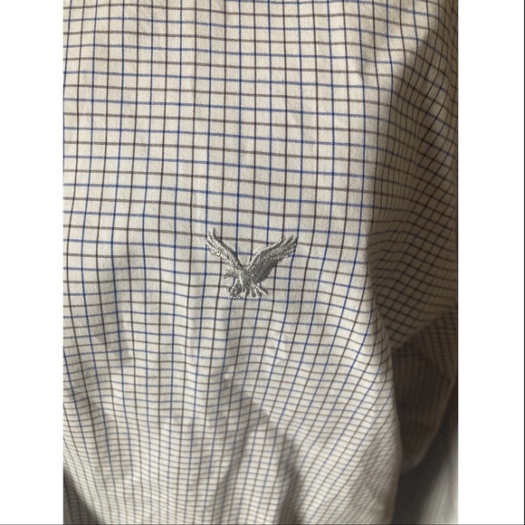 American Eagle mens slim fit button down size Large - Picture 2 of 4